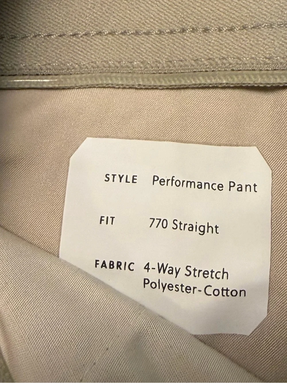 J.Crew 770 Straight-fit tech pant in ashen taupe